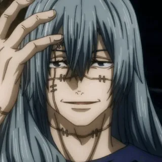 🩸 b1246ea1 Mahito Jujutsu Kaisen Anime, Mahito, Jujutsu Kaisen, Charakter, Genäht, Bösewicht telegram sticker