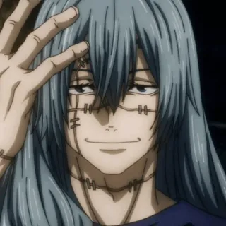 🩸 b82f6de2 Mahito Jujutsu Kaisen Anime, Mahito, Jujutsu Kaisen, Charakter, Genäht, Stiche, Bösewicht telegram sticker