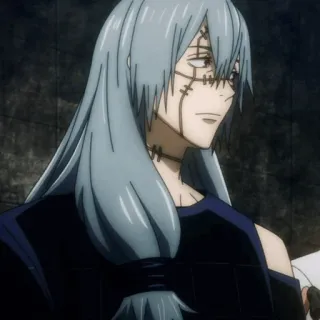 🩸 f2cfacfb Mahito Jujutsu Kaisen Anime, Mahito, Jujutsu Kaisen, Fluch, genäht, Charakter telegram sticker