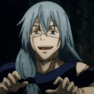 🩸 fd4bbf5b Mahito Jujutsu Kaisen Anime, Mahito, Jujutsu Kaisen, Fluch, Charakter, Bösewicht telegram sticker