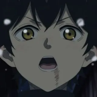 🥑 b297261b Anime, Karakter, Anak laki-laki, Terkejut, Ekspresi telegram sticker