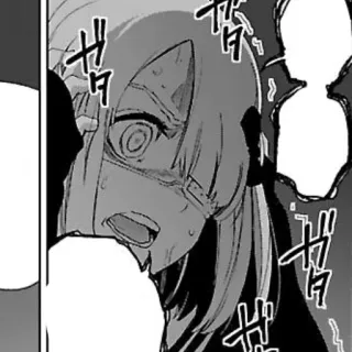 😨 9567474e Anime, Manga, Émotion, Détresse, Personnage, Expression whatsapp sticker