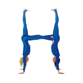 🅰 bcd72bef senam, akrobatik, huruf manusia, fleksibilitas, kontorsi whatsapp sticker