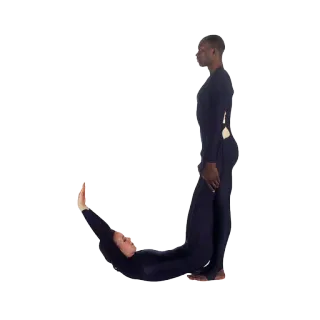 🅰 ccd5b317 manusia, huruf, tubuh, akrobatik, fleksibel whatsapp sticker