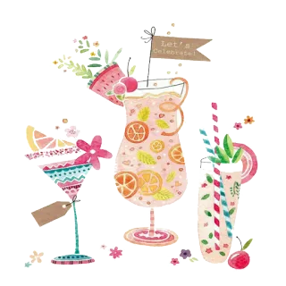 🍹 6bd8afcc Let's Celebrate! 칵테일, 음료, 축하, 열대의, 파티 telegram sticker