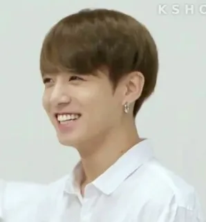 😂 6228befd Jeon Jungkook k-pop, singer, idol, BTS, Jungkook, person telegram sticker