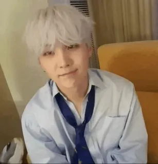 😬 c5cf2e32 Suga Suga, Min Yoongi, BTS, K-pop, idol, Korean singer, celebrity, portrait telegram sticker