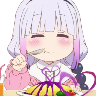 @y2lab :: Kobayashi-san Chi no Maid Dragon S whatsapp stickers