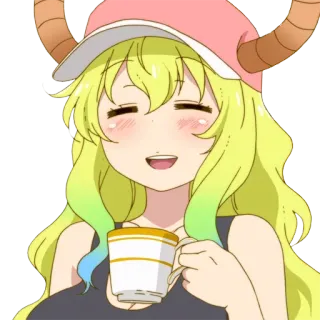 😋 a6cbe2fb Lucoa Miss Kobayashi's Dragon Maid Anime, Drago, Ragazza, Carina, Lucoa, Kobayashi telegram sticker