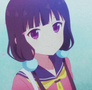 🍇 2d3a42dd Anime, Mädchen, Niedlich, Cartoon, Japanisch telegram sticker