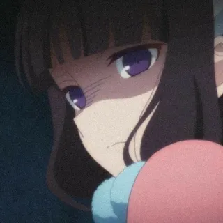 🍇 6d863ba1 Anime, Mädchen, Wütend, Verärgert, Süß, Cartoon telegram sticker