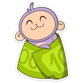 ☺️ 79a37ac3 DONO Dibujo animado, Mono, Lindo, Pegatina, Animal, Dono telegram sticker