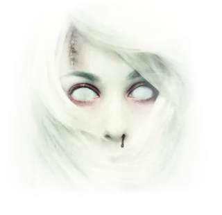 😱 386cb33b horror, ghost, scary, creepy, supernatural, undead, nightmare telegram sticker