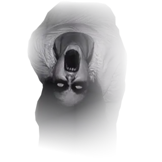 😱 4a5f8696 horror, scary, ghost, creepy, nightmare, evil telegram sticker