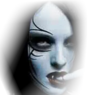 😱 e55aa86e vampire, gothic, horror, monster, supernatural, creature telegram sticker