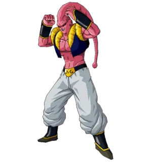 👾 1fee7a01 Majin Buu Dragon Ball Z 魔人, ブウ, ピンク, ドラゴンボールZ, アニメ telegram sticker