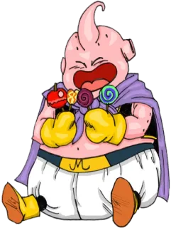 Majin Bu (Dragon Ball Z) by sononicola whatsapp stickers