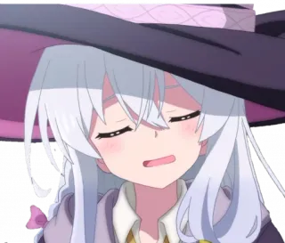 😪 0fc71e2d Аниме, Ведьма, Манга, Милый, Девочка whatsapp sticker