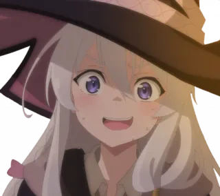 😅 a3b22b13 Аниме, Девочка, Милый, Ведьма, Счастливый, Мультфильм whatsapp sticker