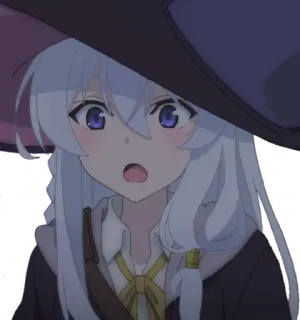 😮 bc98b734 Аниме, Ведьма, Девочка, Магия, Фэнтези, Персонаж, Милый whatsapp sticker