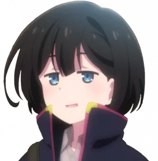 😑 f97188ed Аниме, Мультфильм, Персонаж, Девушка, Портрет whatsapp sticker