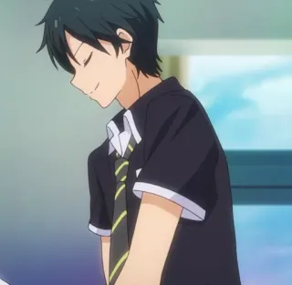 💠 1e597b78 Аниме, Парень, Школьная форма, Мужской, Персонаж whatsapp sticker