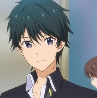 💠 1e9b0244 Аниме, Парень, Персонаж, Портрет whatsapp sticker