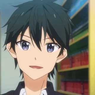 💠 46a0f817 Аниме, Парень, Портрет, Молодой, Персонаж whatsapp sticker