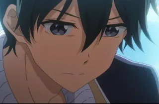 💠 46dfdfc0 Аниме, Парень, Персонаж, Портрет whatsapp sticker