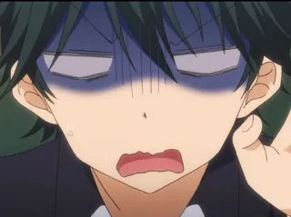 💠 4fe3e0f9 Аниме, Шок, Расстроен, Реакция, Аниме парень whatsapp sticker