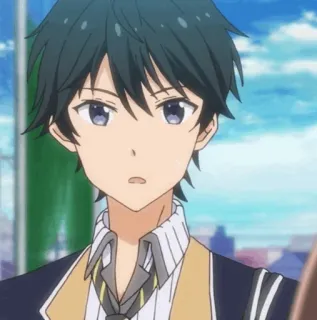 💠 8d149270 Аниме, Мужской, Персонаж, Школьная форма whatsapp sticker