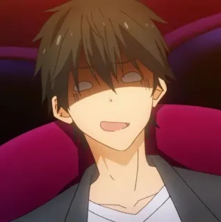 💙 c30018fd Аниме, Манга, Мультфильм, В шоке, Удивление, Эмоция whatsapp sticker