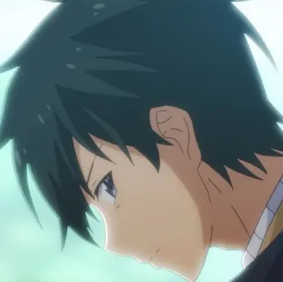 💙 dd324f26 Аниме, Парень, Персонаж, Иллюстрация whatsapp sticker