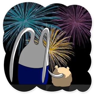 MakaronHolidays telegram stickers