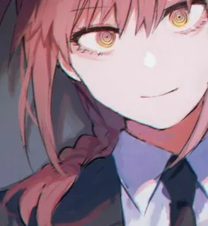 🙂 774ba1b6 Makima Chainsaw Man Anime, Manga, Personage, Meisje, Vrouw telegram sticker