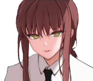 😏 8fd158e6 Makima Chainsaw Man Anime, Meisje, Makima, Chainsaw Man telegram sticker