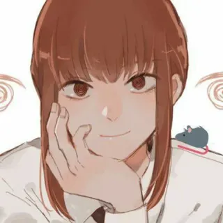 🙂 bf25f716 Makima Chainsaw Man Anime, Manga, Chainsaw Man, Makima, Personage telegram sticker