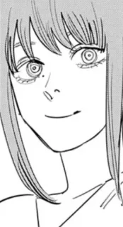 😊 7357e969 Makima Chainsaw Man Anime, Manga, Makima, Chainsaw Man, Personnage telegram sticker