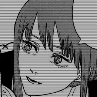 🌟 63aeed18 Makima Chainsaw Man อนิเมะ, มังงะ, เชนซอว์แมน, มาคิมะ whatsapp sticker