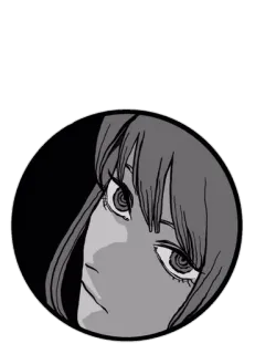 🌟 a3bbad35 Makima Chainsaw Man อนิเมะ, มังงะ, Chainsaw Man, มาคิมะ, ตัวละคร, สติกเกอร์ whatsapp sticker