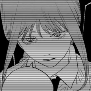 🌟 c1455ab7 Makima Chainsaw Man อนิเมะ, มังงะ, Chainsaw Man, มาคิมะ whatsapp sticker