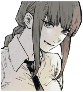 😏 2e935223 Makima Chainsaw Man アニメ, マンガ, キャラクター, マキマ, チェンソーマン telegram sticker