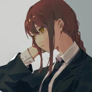 ✨ 0c38578f Makima Chainsaw Man Anime, Manga, Chainsaw Man, Makima, Charakter whatsapp sticker