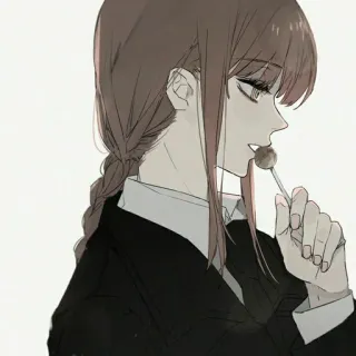 ✨ ccc07c61 Makima Chainsaw Man Anime, Manga, Chainsaw Man, Makima, Charakter, Weiblich whatsapp sticker