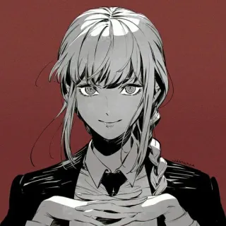 ✨ ee6e5a1e Makima Chainsaw Man Anime, Manga, Charakter, Makima, Chainsaw Man whatsapp sticker