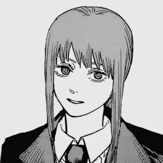 🌟 b44b577e Makima Chainsaw Man 动漫, 漫画, 电锯人, 玛奇玛, 角色, 女孩 telegram sticker