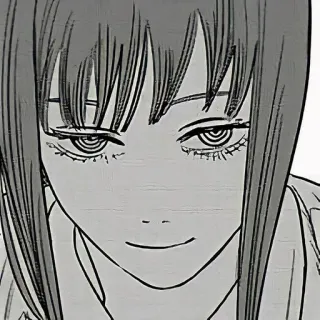 🌟 d1b29a8e Makima Chainsaw Man 真纪真, 电锯人, 动漫, 漫画, 角色 telegram sticker