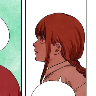 🍒 29335dd3 Makima Chainsaw Man makima, chainsaw man, anime, mangá, personagem telegram sticker