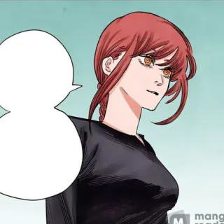 🍒 3153e29f Makima Chainsaw Man Anime, Mangá, Personagem, Makima, Chainsaw Man telegram sticker