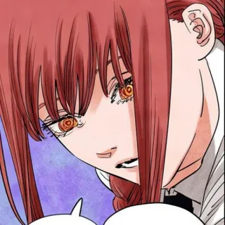 🍒 4ce0bc39 Makima Chainsaw Man Anime, Mangá, Mulher, Personagem, Makima, Chainsaw Man telegram sticker